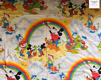 Twin Mickey Mouse Set of Vintage sheets, plus pillowcase, Pacific, Disney