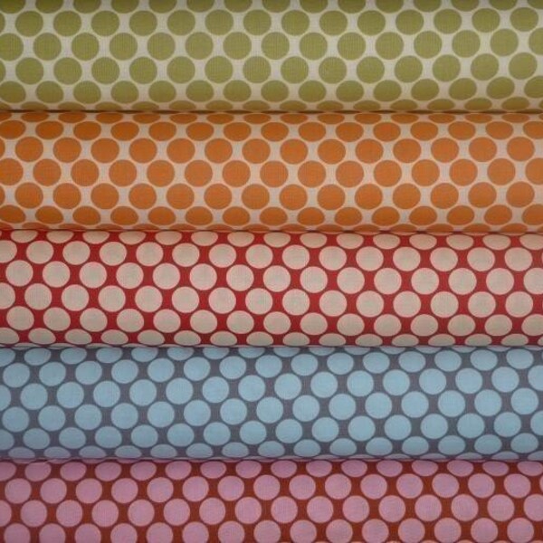 Amy Butler, Full Moon Dot Bundle, 1/2 yard each