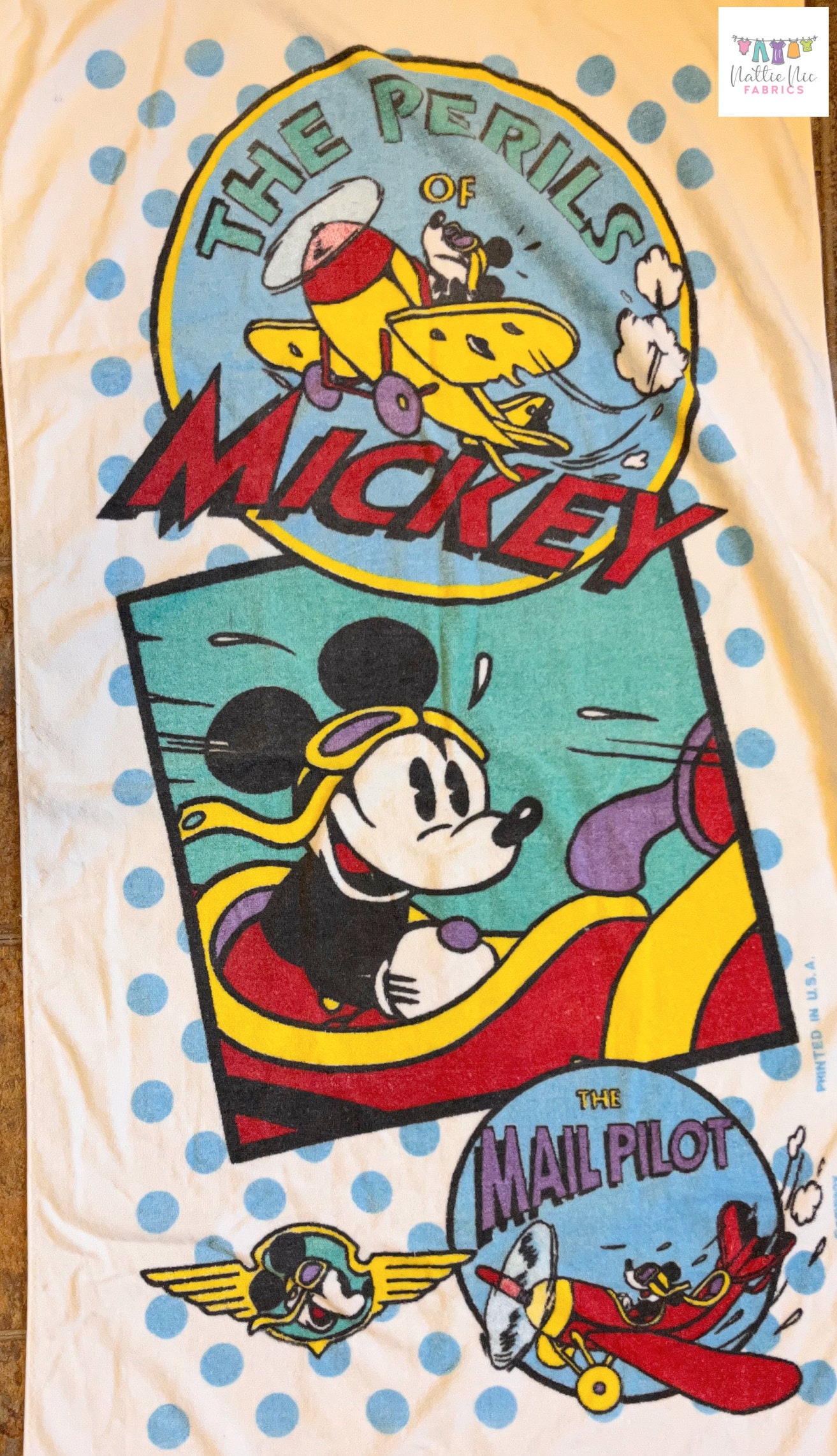 絶妙なデザイン Pilot Mail Mickey Etsy - トップス