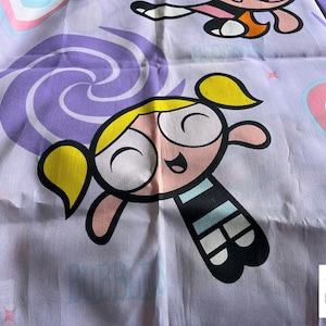Vintage Valance Curtain Power Puff Girls, 2000