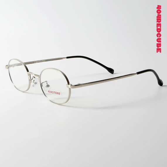 Vintage 90s Oval Metal Glasses: Lightweight Preppy Style Eyeglasses