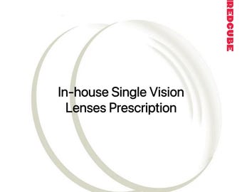 404RedCube In-house Lenses Crafting Service - Prescription Lens Making for Single Vision or Progressive Lenses