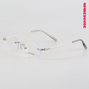 Wire Rimless Glasses - Etsy UK