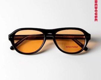 Vintage Retro Oversized Aviator Sunglasses Grunge 90s Frames, UV 400