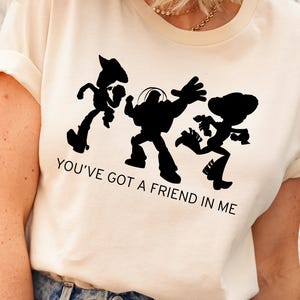 Toy Story SVG PNG Schnittdatei, Toy Story Tshirt-Design-Datei, du hast einen Freund in mir