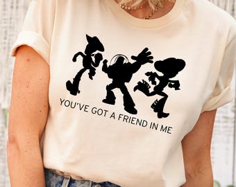 Plik do cięcia SVG PNG Toy Story, plik projektu koszulki Toy Story, masz we mnie przyjaciela