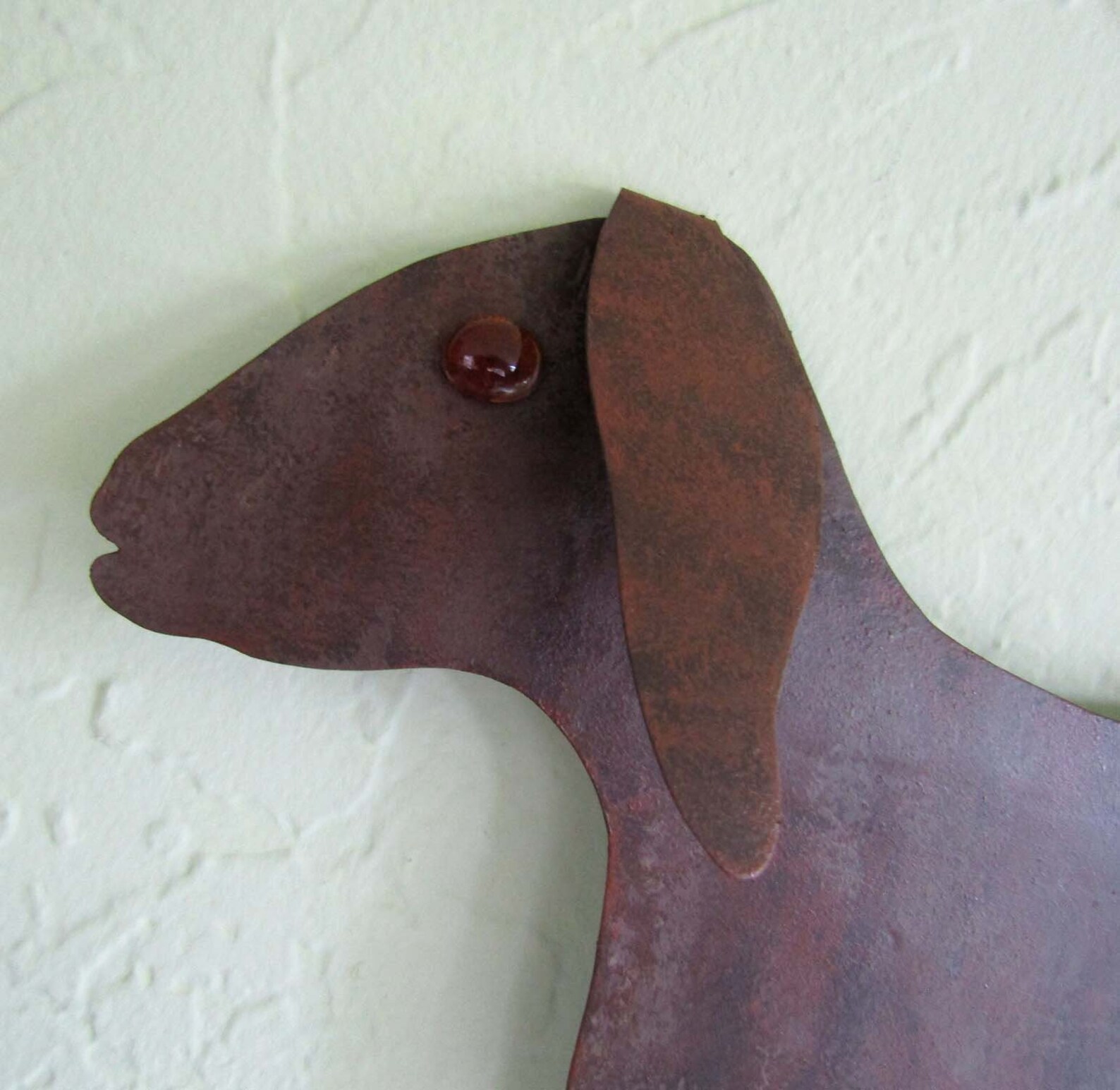 Metal Wall Art Goat Sculpture Folk Art Farm Animal Recycled Etsy