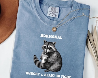 Funny Raccoon Maternity Tee, Sarcastic Pregnancy Gift, Pregnant Girl Shirt.