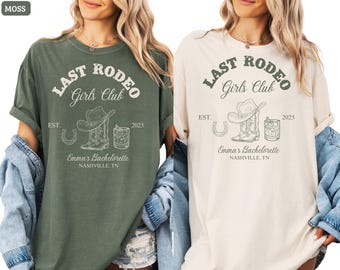 Custom Bachelorette T-Shirt: Western Bridal Party, Nashville Bach Shirt