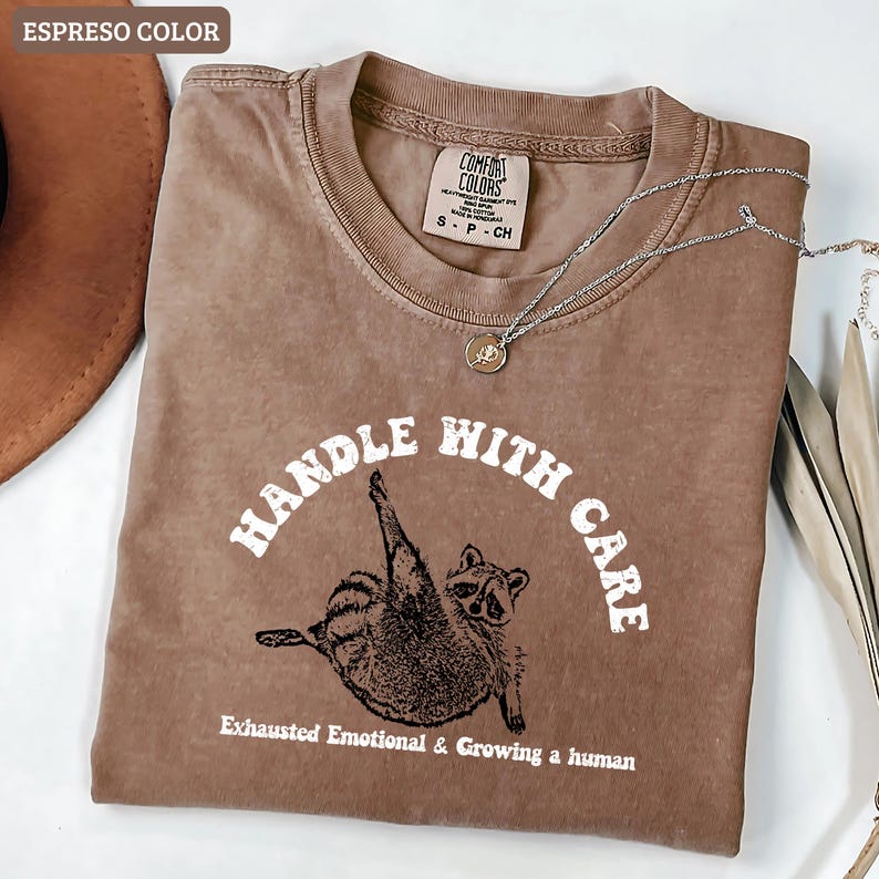 Opossum Shirt,Pregnant Feral,raccoon shirt,Funny Maternity Tee,Funnysarcastic Quote,Post Surgery Gift,Pregnancy Humor,Pregnant Girl Shirt image 7