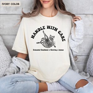 Opossum Shirt,Pregnant Feral,raccoon shirt,Funny Maternity Tee,Funnysarcastic Quote,Post Surgery Gift,Pregnancy Humor,Pregnant Girl Shirt image 4
