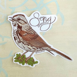 One - Sparrow Sticker