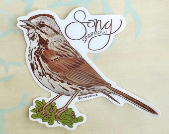 One - Sparrow Sticker