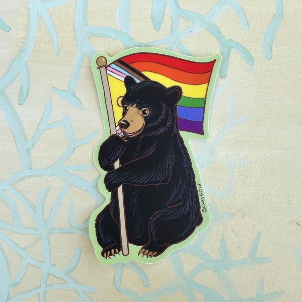 Black Bear Stickers - Etsy