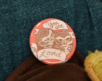 Pin "You Are Loved" Burrowing Owls