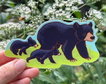 Bear Family Sticker