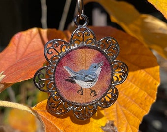 Cerulean Warbler - Pendant