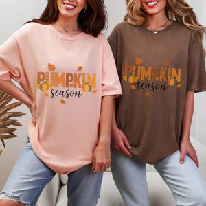 Comfort Colors Pumpkin Season Shirt: Cozy Fall Graphic Tee