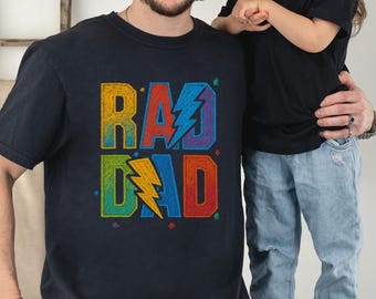 Rad Dad Comfort Colors T-Shirt, Father's Day Gift