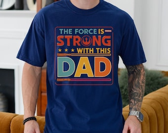 Comfort Colors Star Wars Dad T-Shirt, Geschenk zum Vatertag