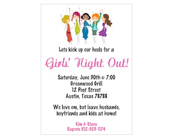 Girls Night Out Invitation