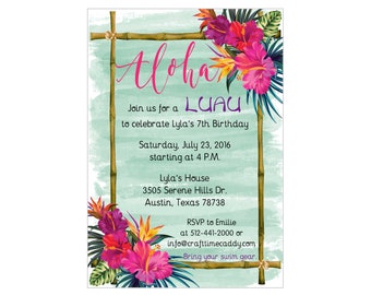Aloha Invitation