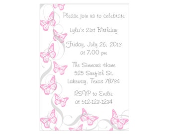 Butterfly Invitation