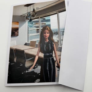 New Barbie at Work Greeting Card 5&quot; by 7&quot; w/Envelope