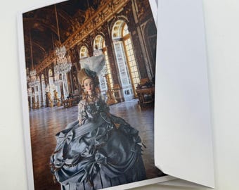 New Barbie as the French Queen Marie Antoinette Greeting Card 5"x7" w/Envelope