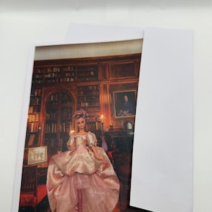 Nueva tarjeta de felicitación A Tribute to Fashion de Barbie de 5" x 7" con sobre