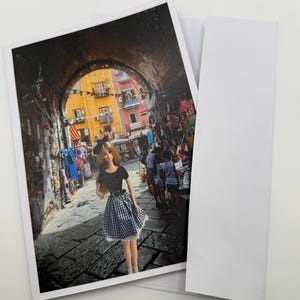 Brandneue Barbie in Italien Grußkarte 12,7 cm x 18 cm mit Umschlag