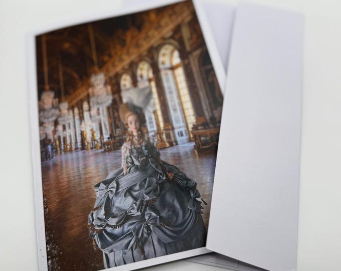 New Barbie as the Queen Marie Antoinette Greeting Card 5"x7" w/Envelope