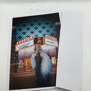 New Barbie as Marilyn Monroe Greeting Card 5&quot; by 7&quot; w/Envelope