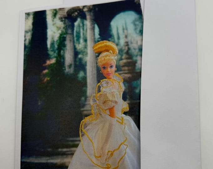 New Barbie as the Princess Cinderella Greeting Card 5" by 7" w/Envelope