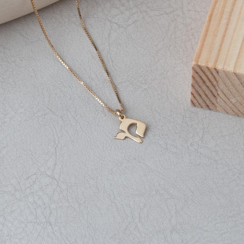 Hebreiskt initialhalsband: Judiska smycken i sterlingsilver bild 5