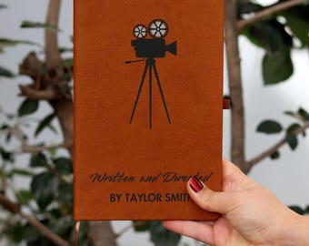 Diario de Director Personalizado: Notas escritas y dirigidas, Regalo para cineastas, Cuaderno de Guionistas, Diario Cinematográfico, Regalo para Profesores de Cine