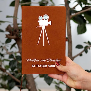 Personalized Director Journal – Written and Directed notes, Filmmaker Gift, Screenwriter Notebook, Cinematic Journal
