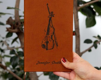 Personalized Violinist Journal – The Perfect Gift for Violin Lovers and Musicians