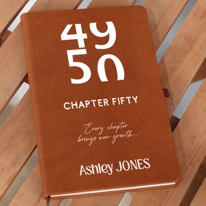 50th Birthday Gift, Chapter Fifty Gift, Fifty Birthday Gift for Mom, Sister, Aunt Birthday Gift, Chapter 50th Gift, Turning Fifty Gift