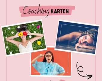 Fotokaarten "Emoties" voor coaching, training, advies, school en creatieve formaten - om direct te downloaden en zelf af te drukken