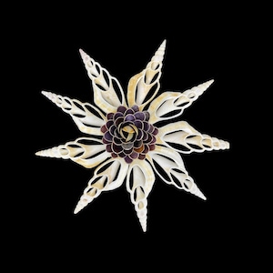 Shell Flowers Beach wedding decor, Coastal Home decor, Cut shell decor, Seashell Slices decor, Handcraft Flowers shell, Shell supplies