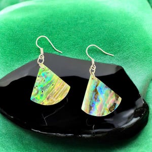 Abalone Shell Earrings: Shimmering Seashell Jewelry Gift