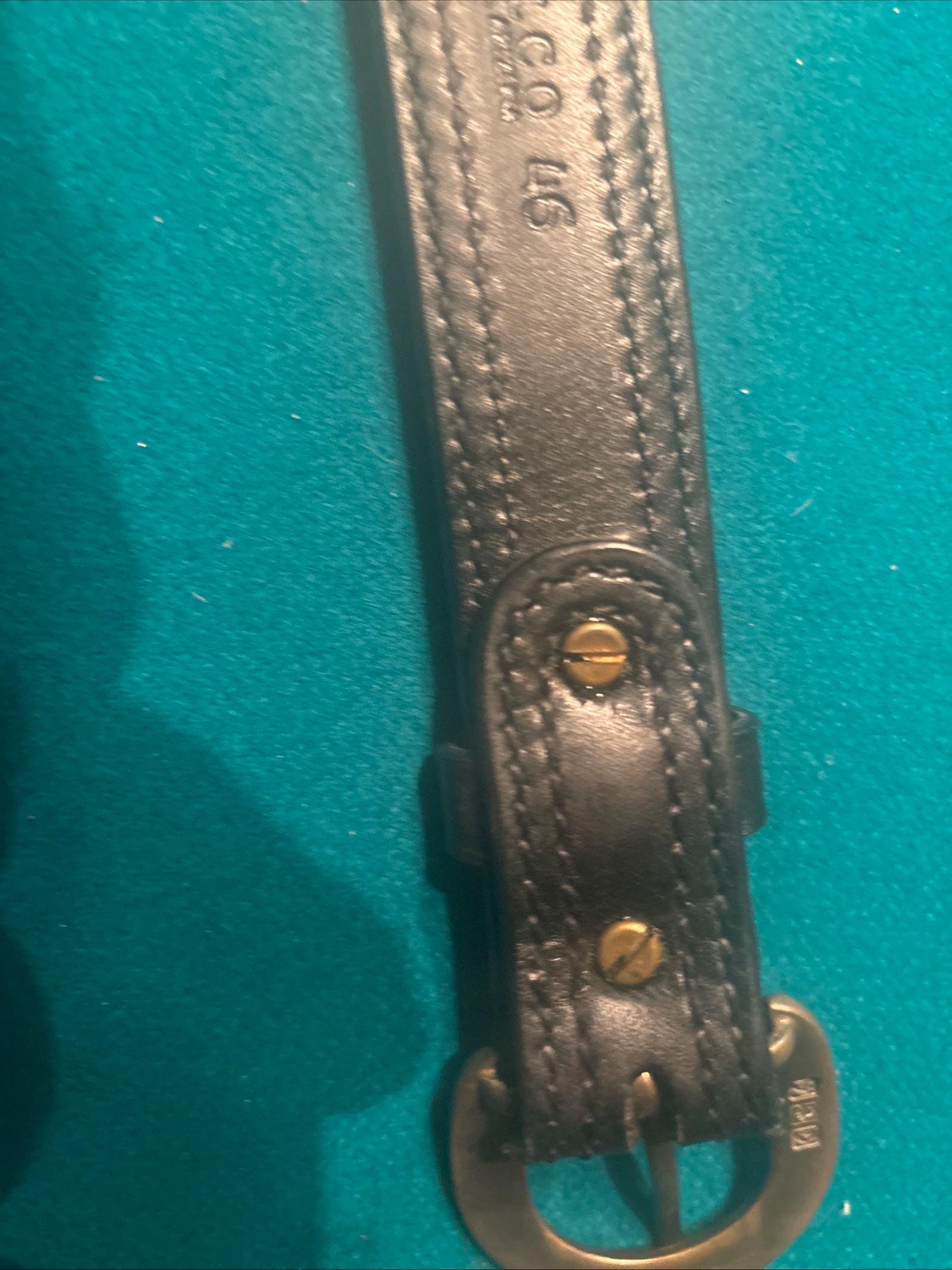 Tracy Porter gold Metallic all Leather Belt size medium NEW Thank you all for shopping with us! Looking to check out  main image 2