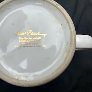 Laurel Burch The Secret Mug Collectible. Ceramic.