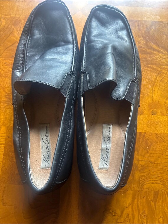 Kenneth Cole Black Leather Shoe Interior Mens Kenneth Cole Track Walk Black Leather Dress Shoes 11  main image 4