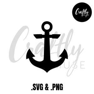 Anchor PNG, SVG | Nautical Anchor png, svg  | Vintage Anchor Clipart for Cricut, Sublimation, T-Shirts, Stickers, Tattoo Designs & More