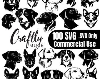 Dog Lover SVG Bundle - 100 Adorable Dog Breed Cut Files for Cricut, Silhouette, DIY Crafts, and Pet Lover Gifts | Instant Download