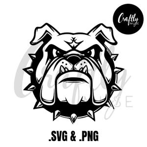 Bulldog PNG SVG | Cute & Funny Bulldog Clipart for Cricut, Sublimation, T-Shirts, Mugs, Stickers, Pet Lovers ,Dog  Gifts, Instant Download.