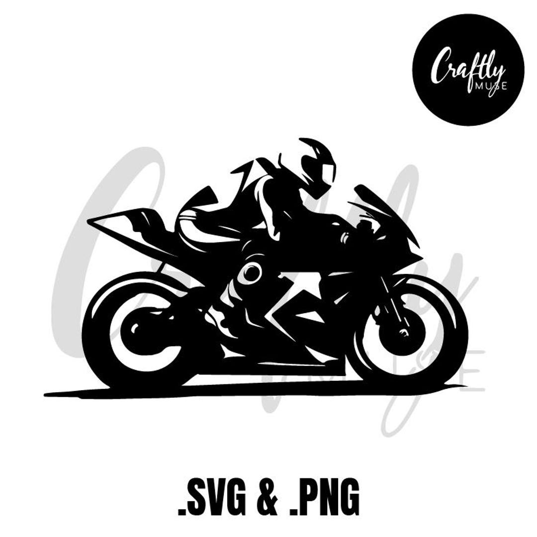 Motorcycle Racing PNG | Motorcycle Racing SVG | Biker Clipart | Racing ...