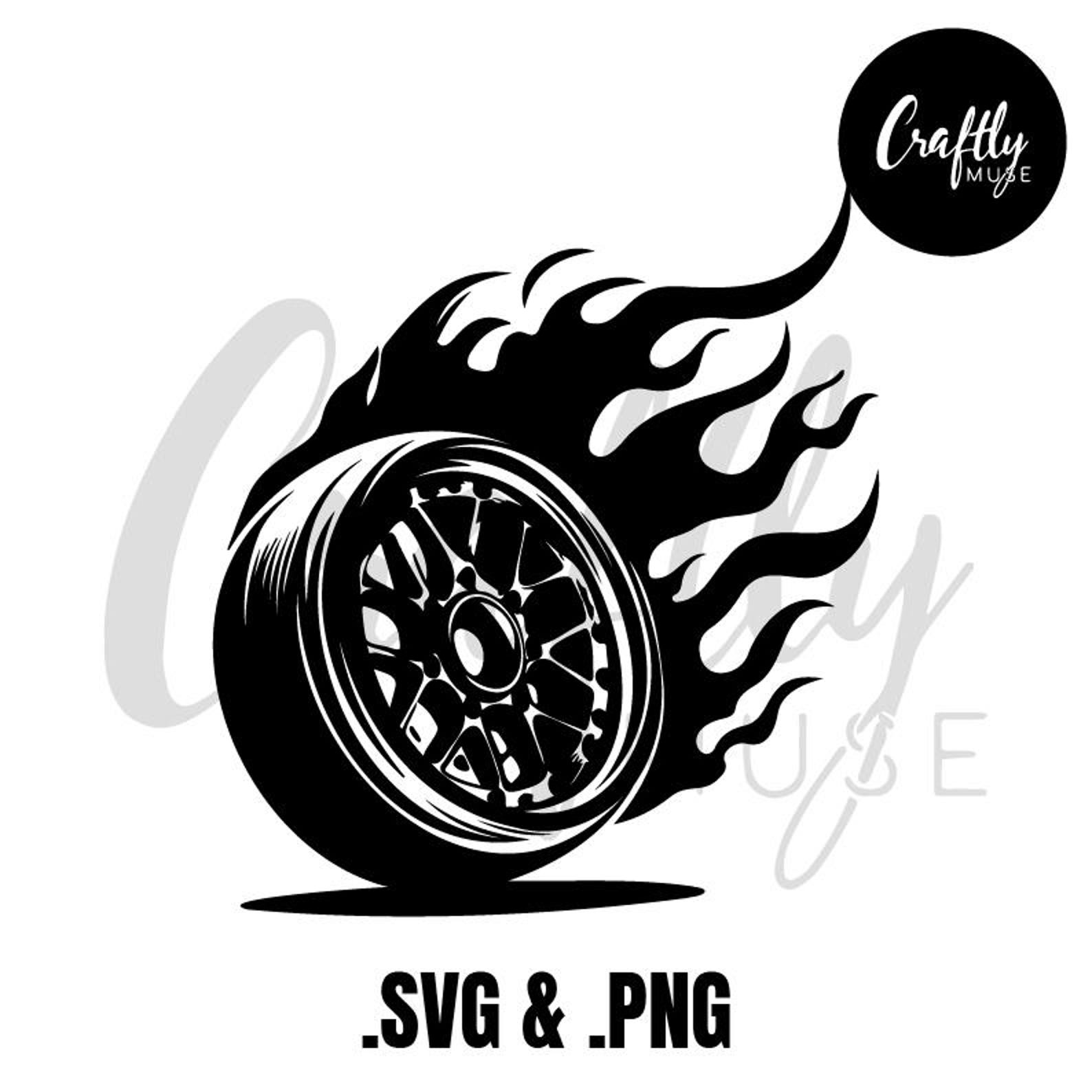 Ford Racing Rim Svg Race Wheel PNG, SVG | Racing Rim Clipart, Car Wheel Silhouette ...